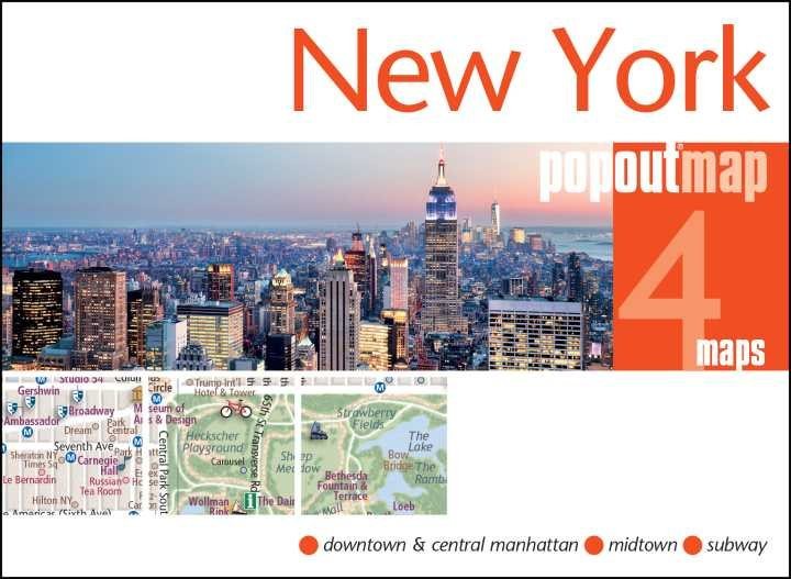 Mappa pop-up tascabile di New York