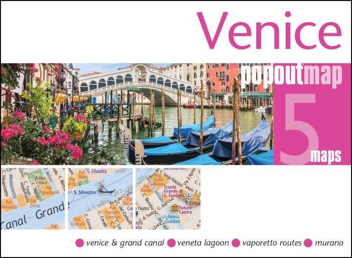 Mappa pop-up tascabile di Venezia