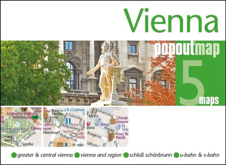 Mappa pop-up tascabile di Vienna