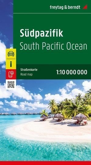 Carta geografica delle isole dell'Oceano Pacifico meridionale