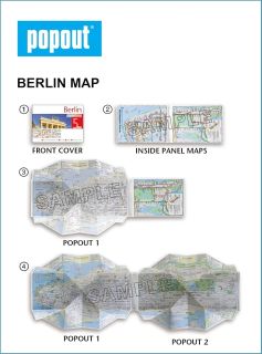 Mappa pop-up tascabile di Berlino