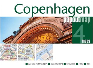 Mappa pop-up tascabile di Copenhagen