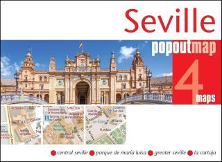 Mappa pop-up tascabile di Siviglia
