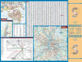 Mappa della città di Stoccolma