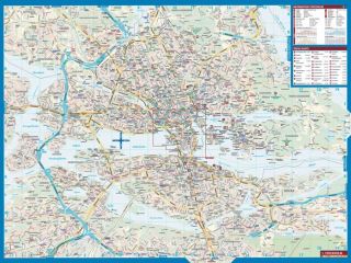 Mappa della città di Stoccolma