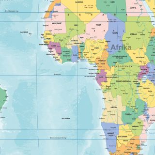 Mappa del Mondo Equal Earth
