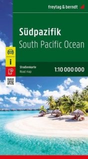 Carta geografica delle isole dell'Oceano Pacifico meridionale