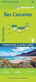Mappa stradale Michelin delle Isole Canarie