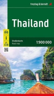 Mappa stradale della Thailandia